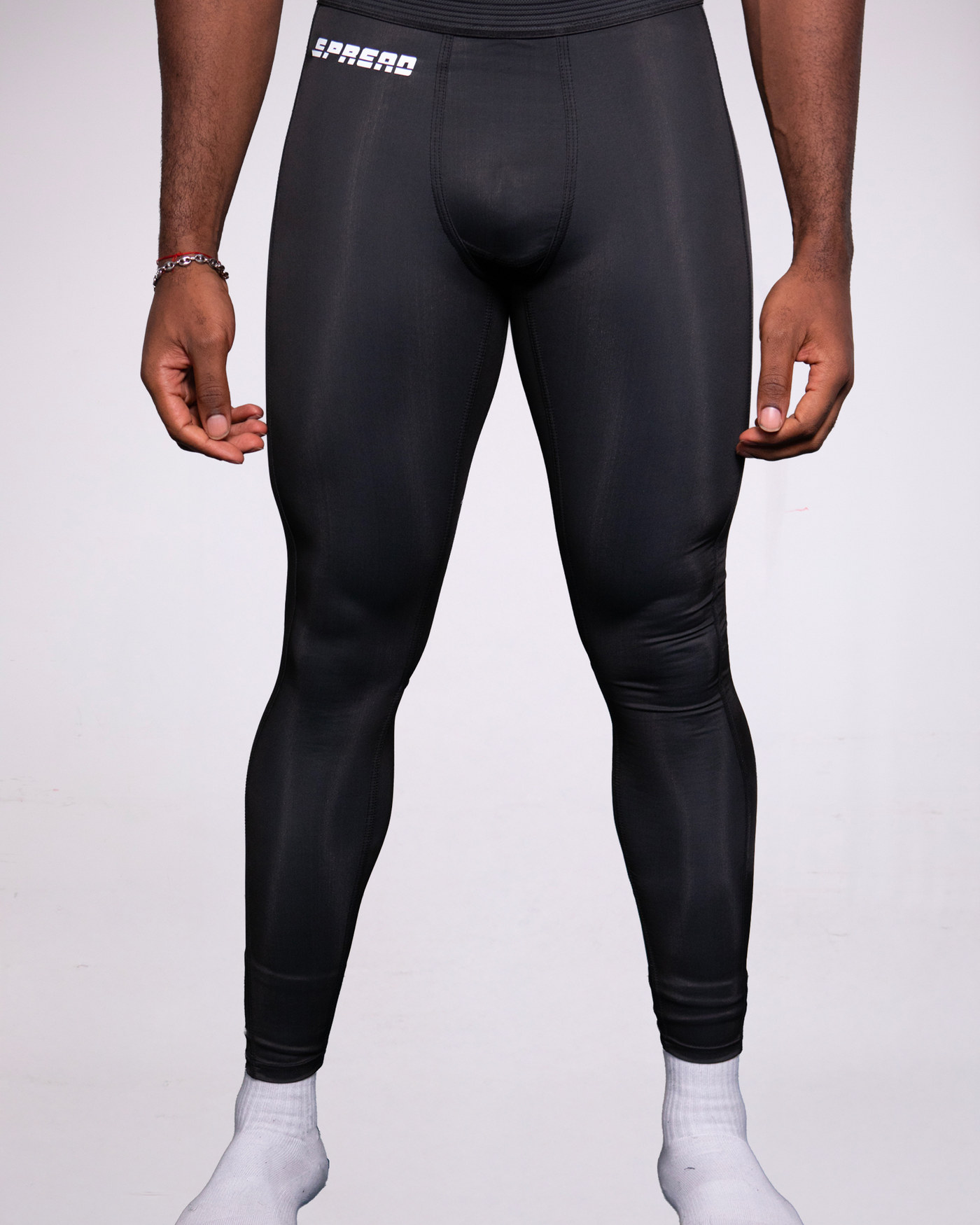 Full-length compression tights