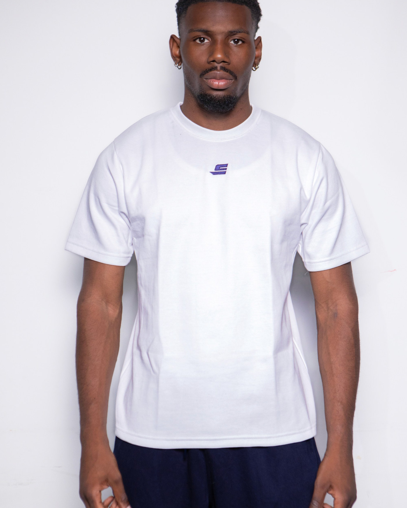 T-Shirt Light Lifestyle Navy ( Back ) - Blue Stars Marseille
