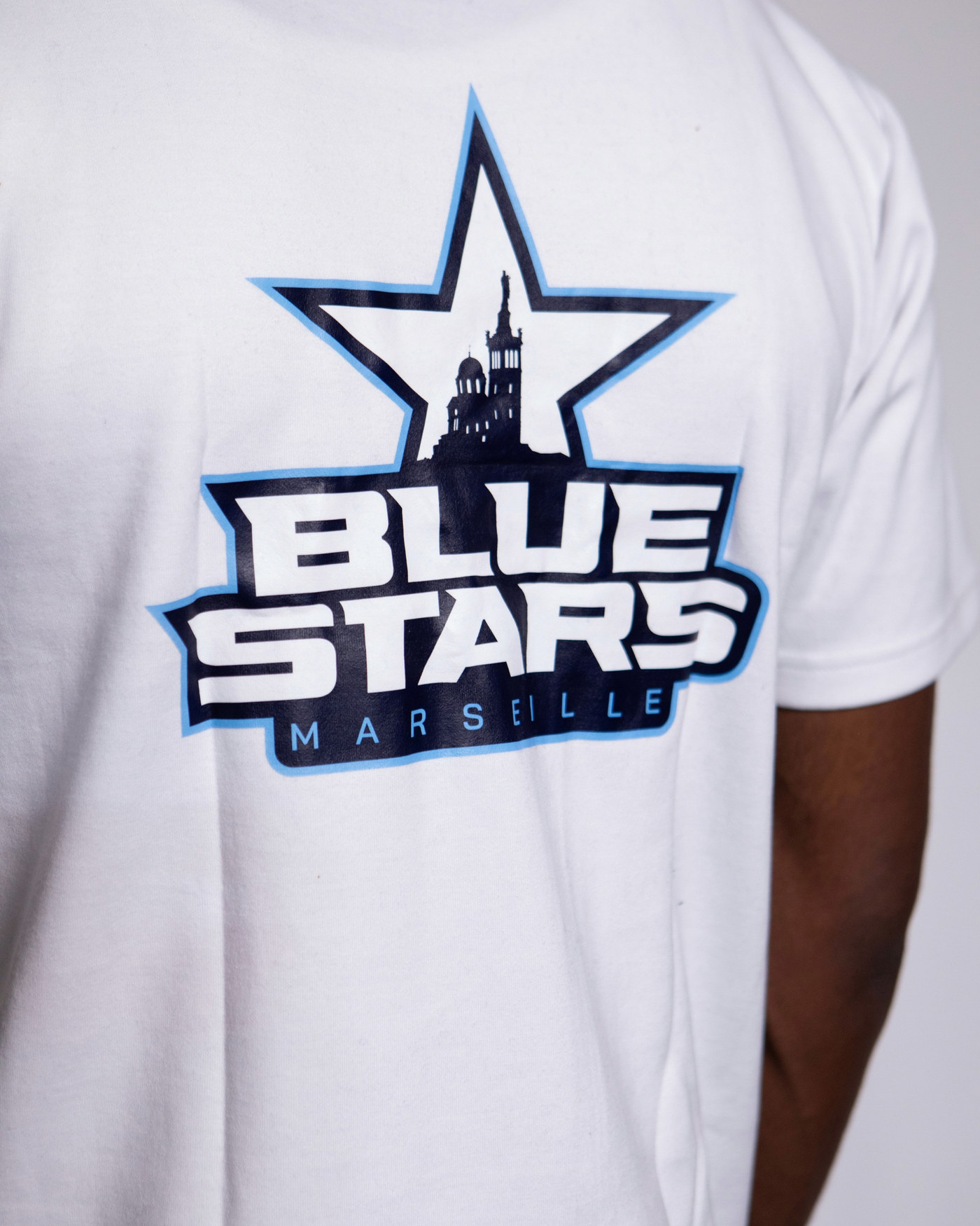 T-Shirt Light Lifestyle Navy ( Back ) - Blue Stars Marseille — visuel 3