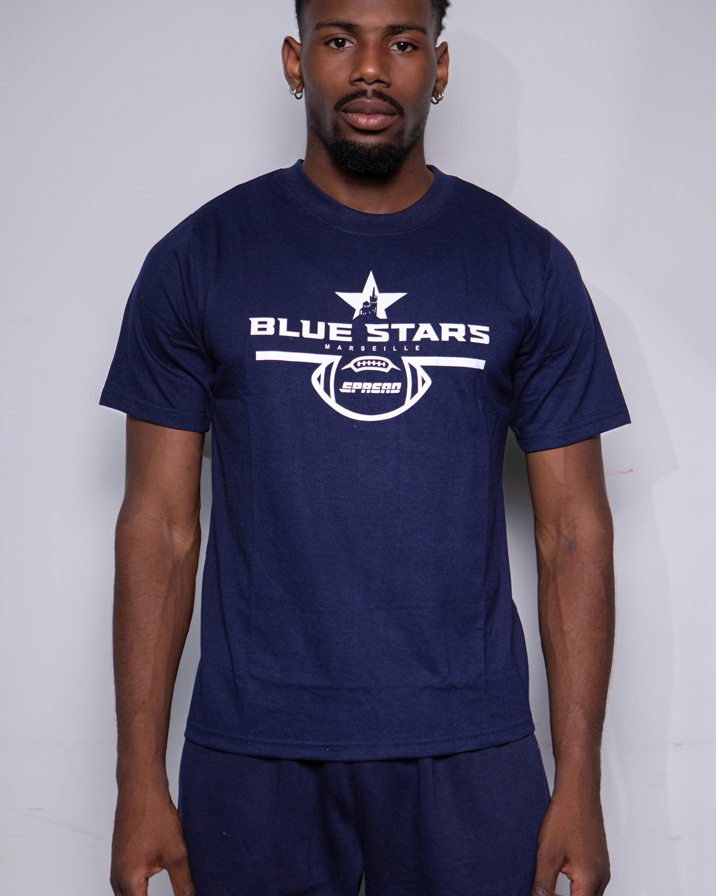 T-Shirt Light Lifestyle Navy - Blue Stars Marseille — visuel 2