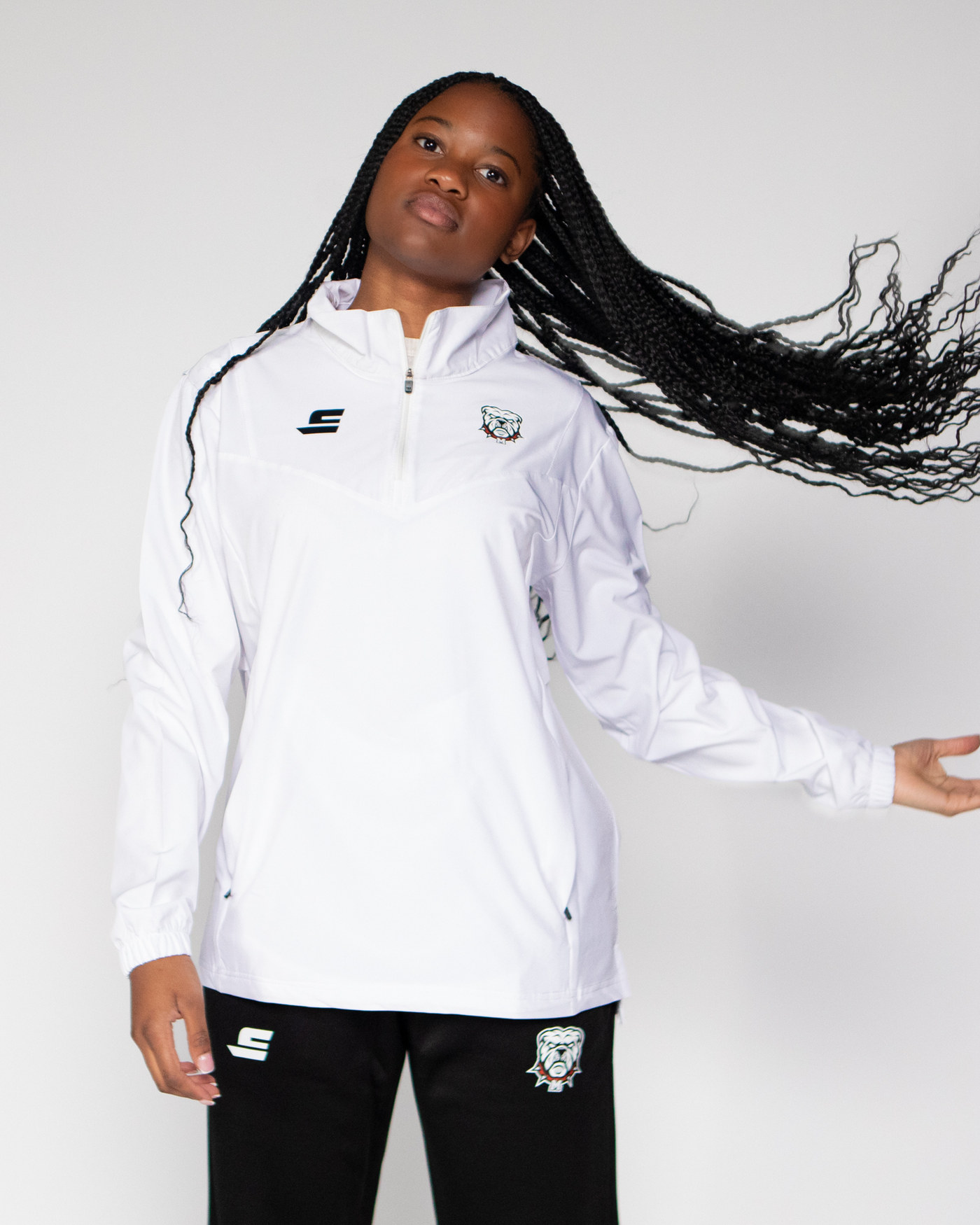 Veste demi zip - Full White