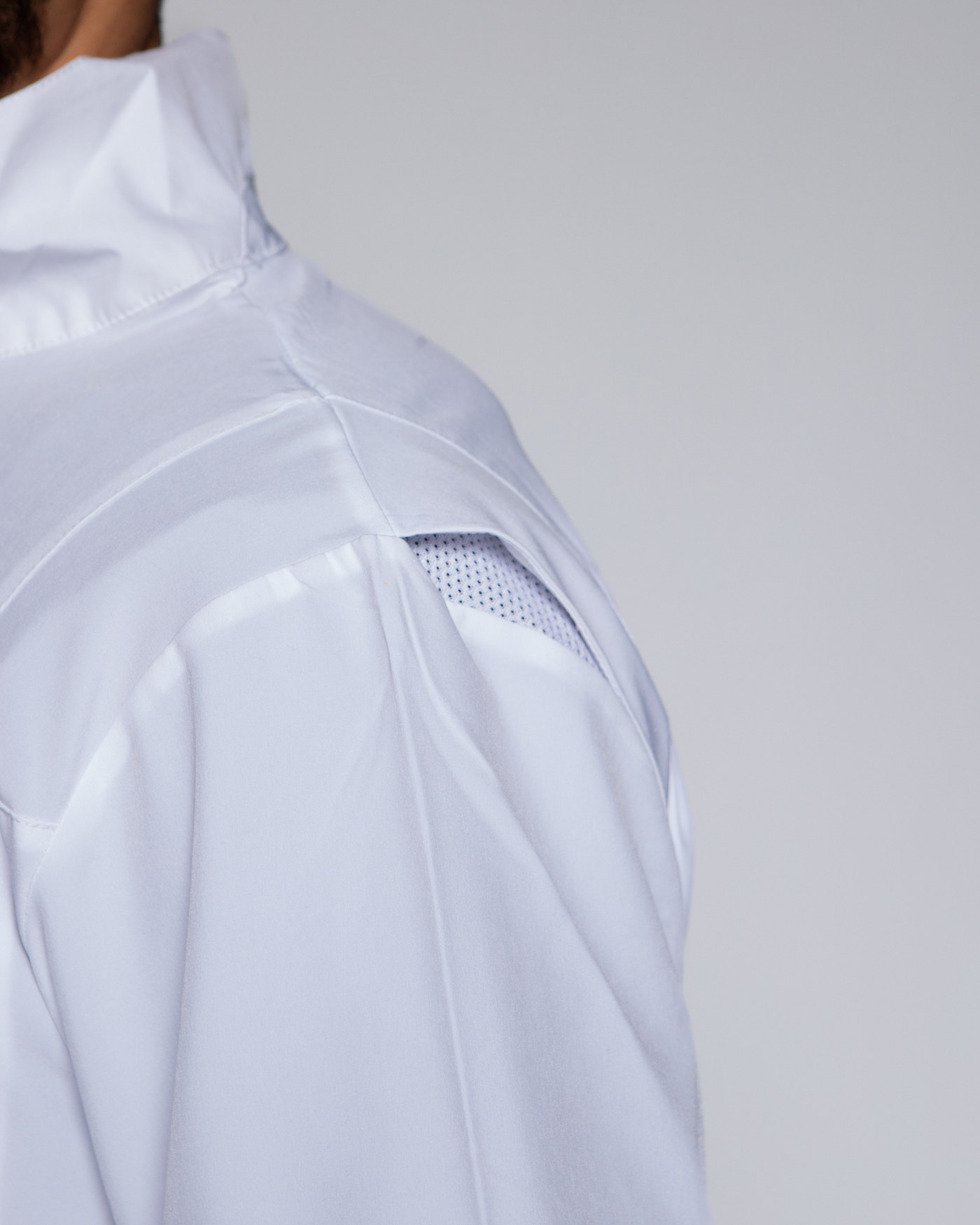 Veste demi zip - Full White — visuel 5