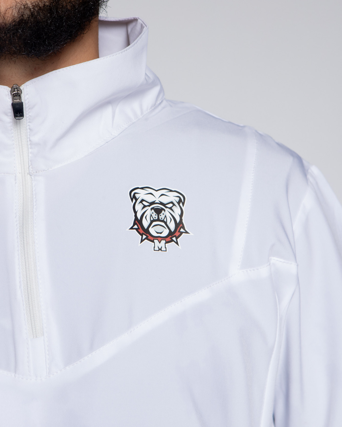 Veste demi zip - Full White — visuel 6