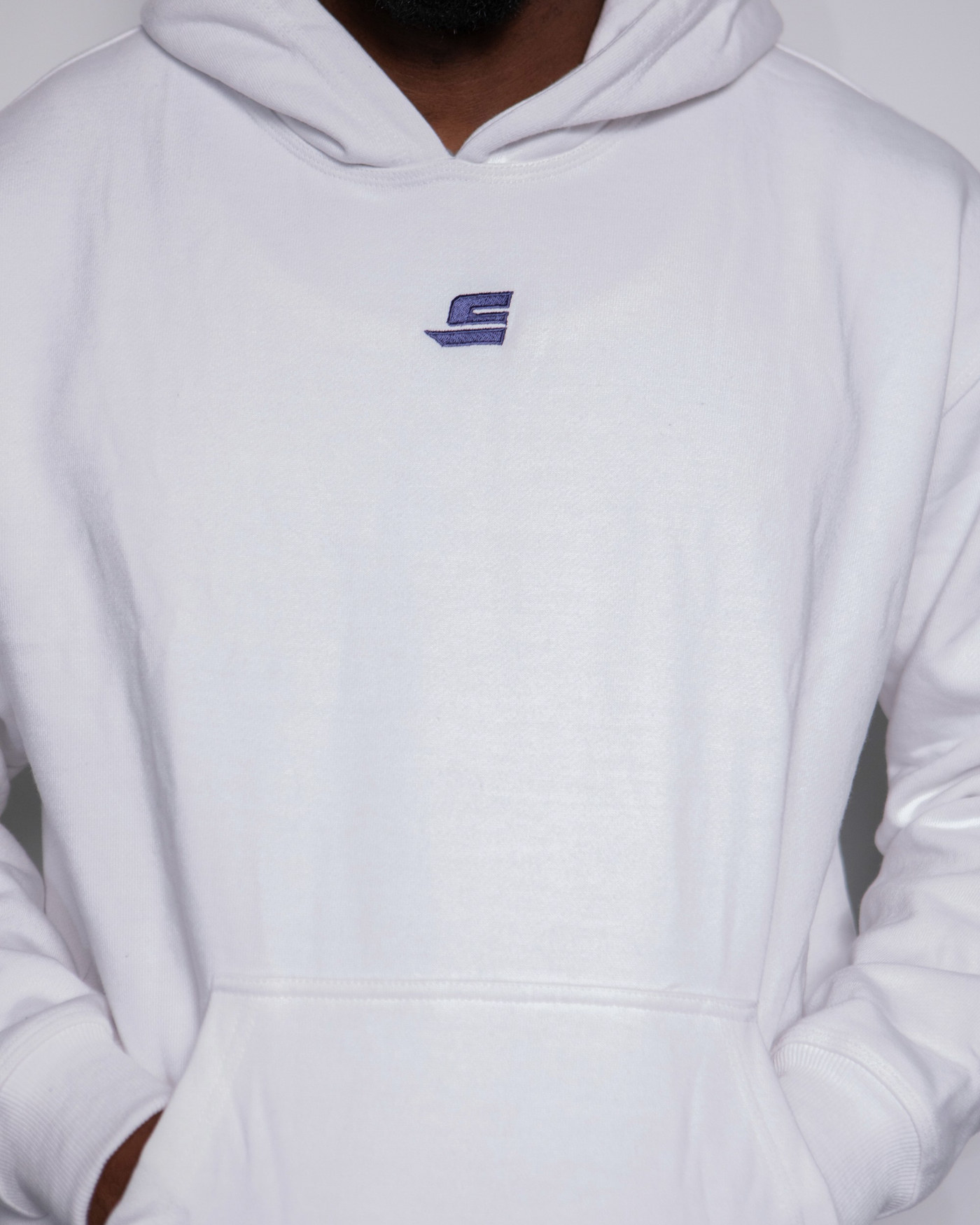 Hoodie Lifestyle White - Blue Stars Marseille