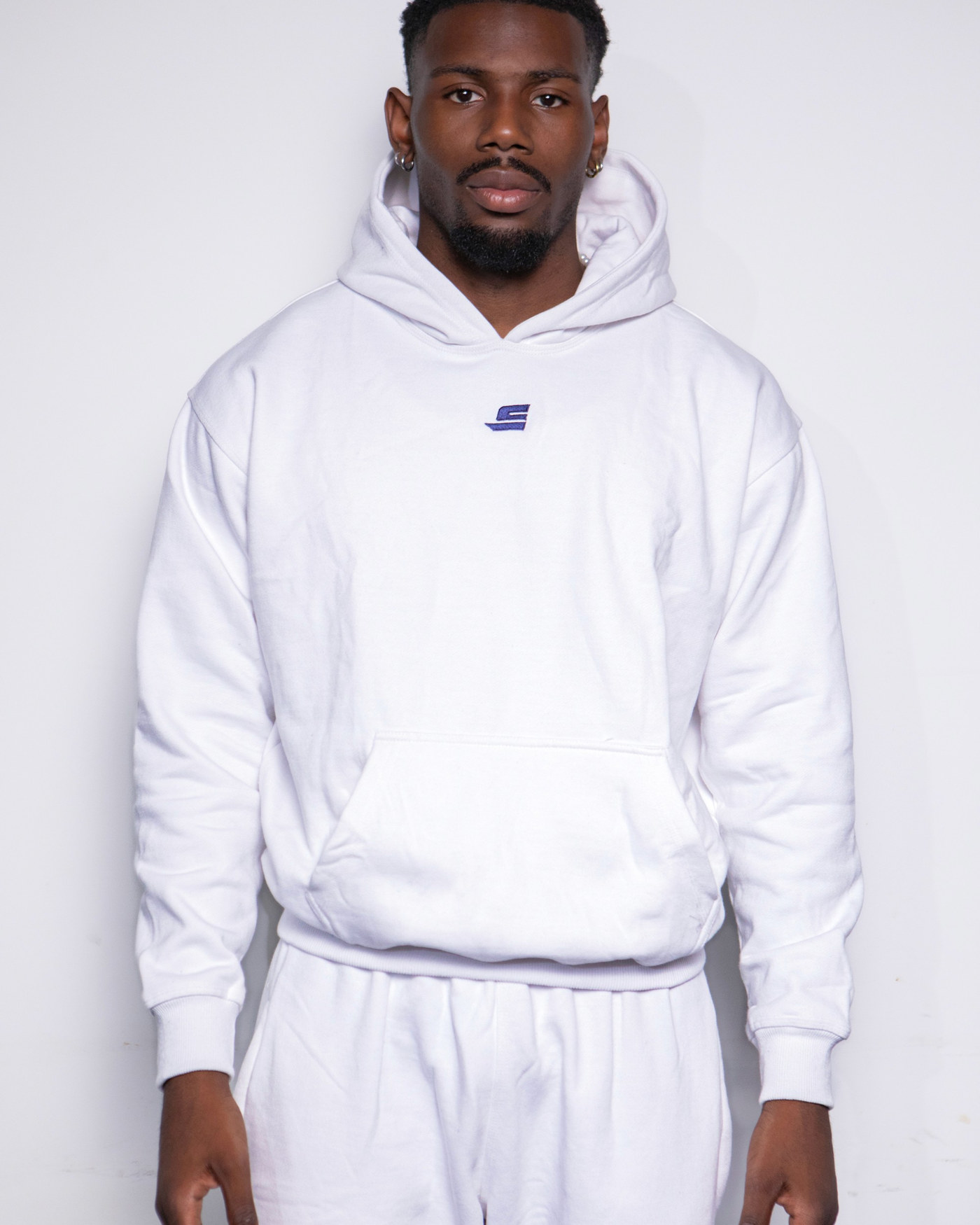 Hoodie Lifestyle White - Blue Stars Marseille — visuel 3