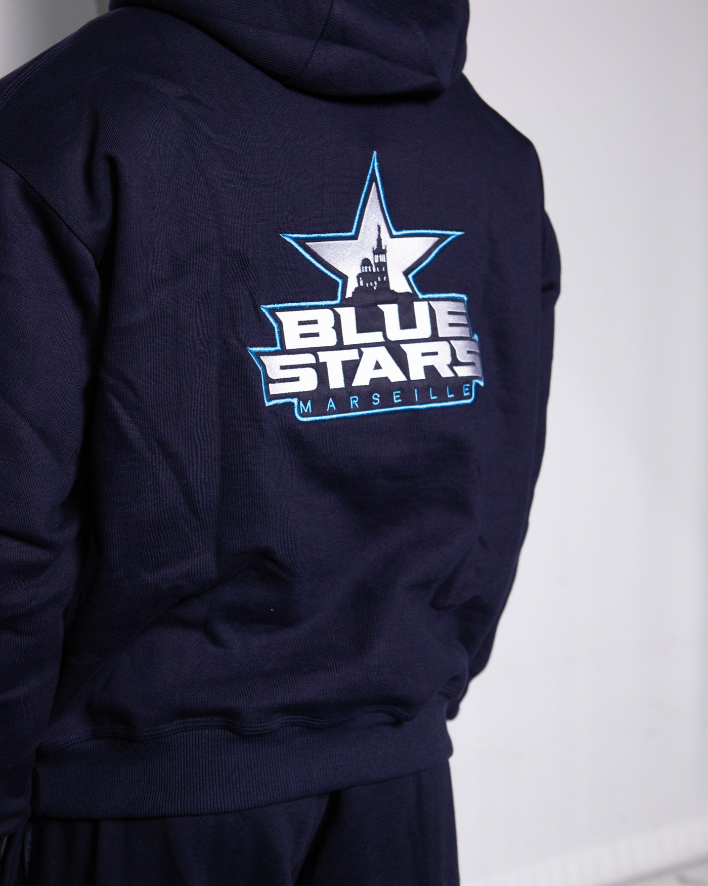 Hoodie Lifestyle Navy - Blue Stars Marseille — visuel 2