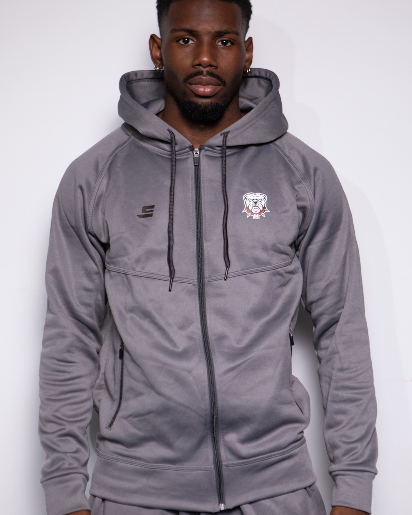 Full zip Performance - Grey Dog