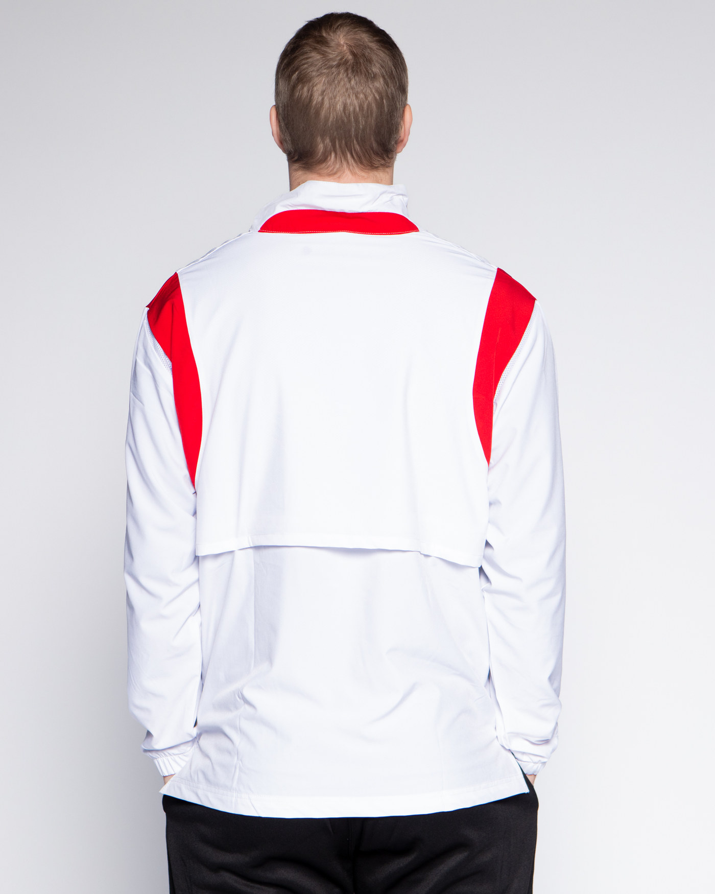 Veste demi zip  - White & Red — visuel 3