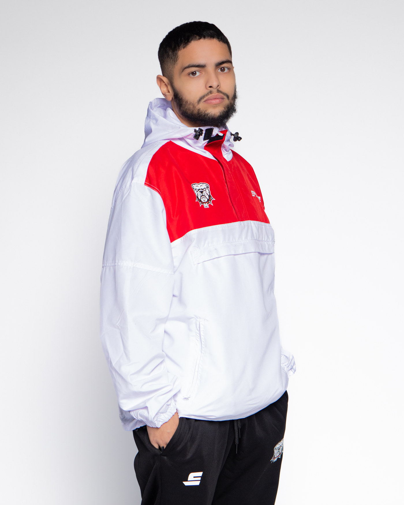 Windbreaker - White & Red — visuel 2