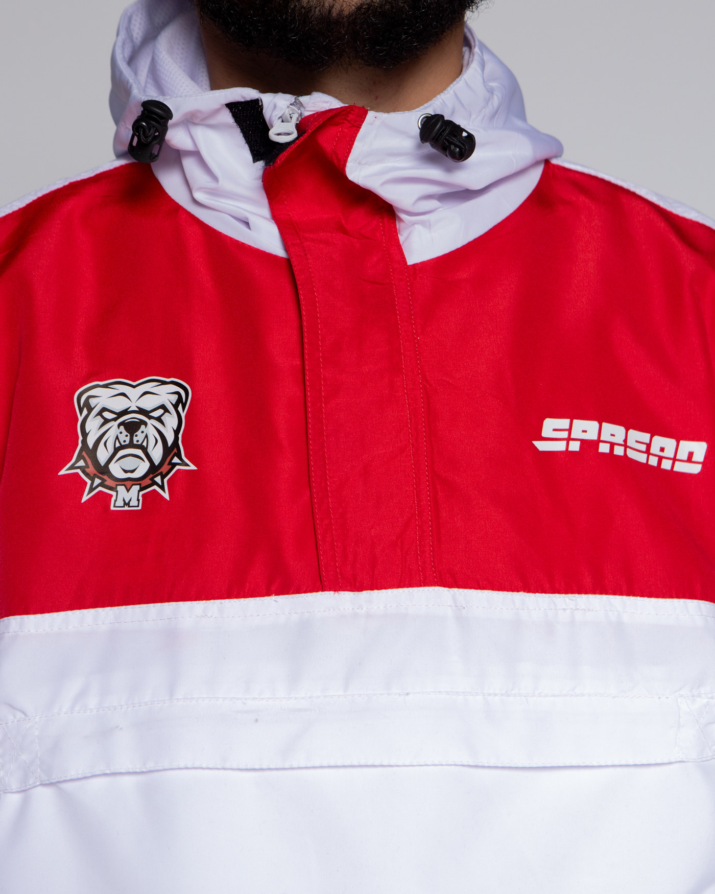 Windbreaker - White & Red — visuel 3