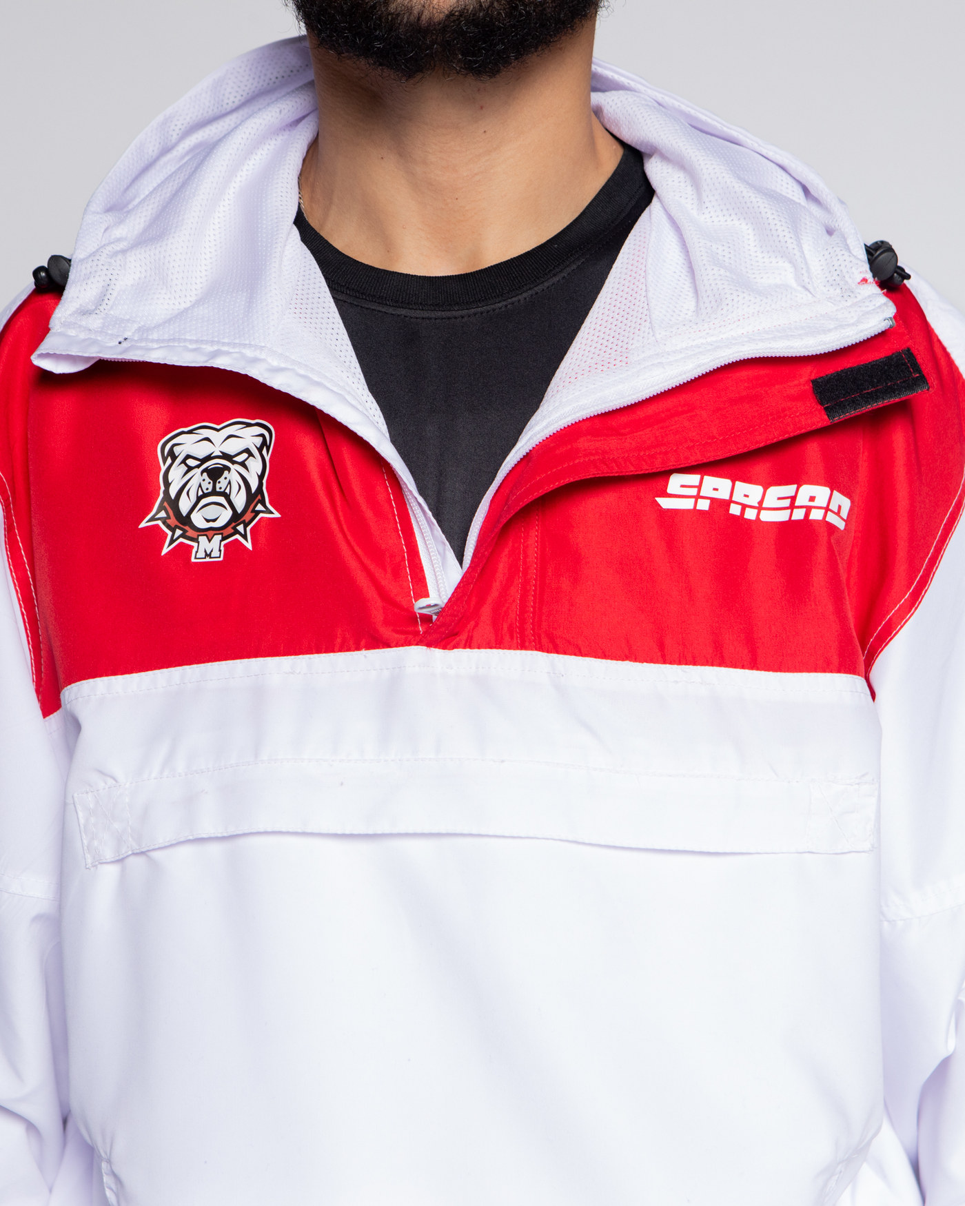 Windbreaker - White & Red — visuel 4