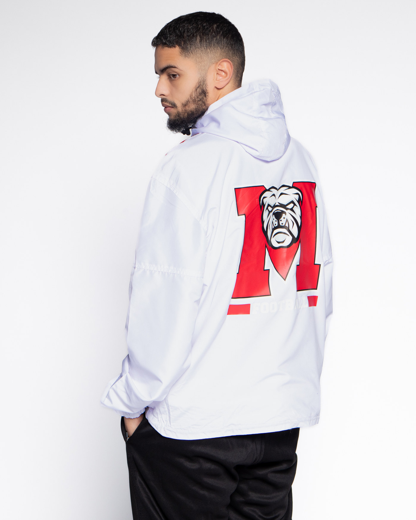Windbreaker - White & Red — visuel 5