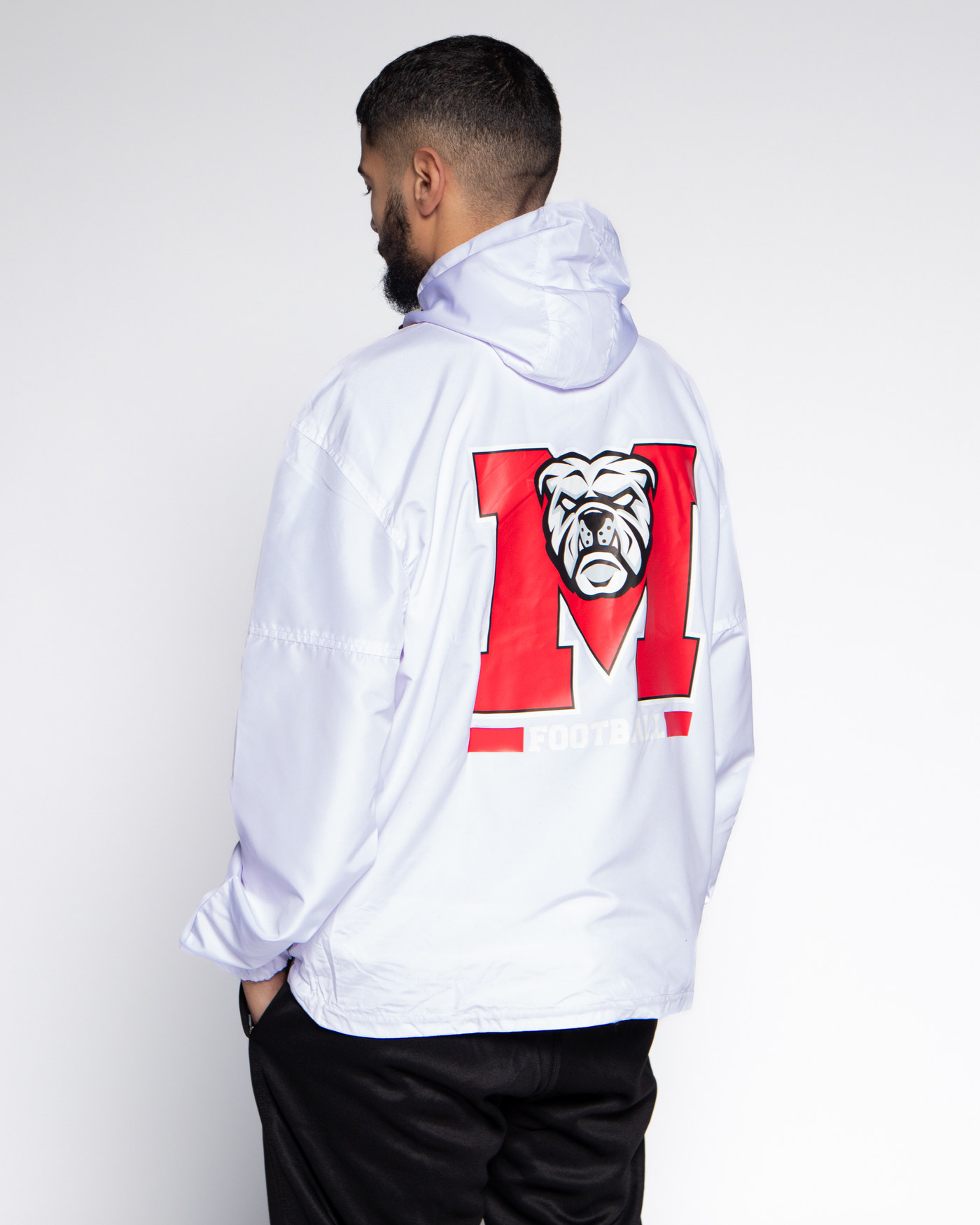 Windbreaker - White & Red — visuel 6