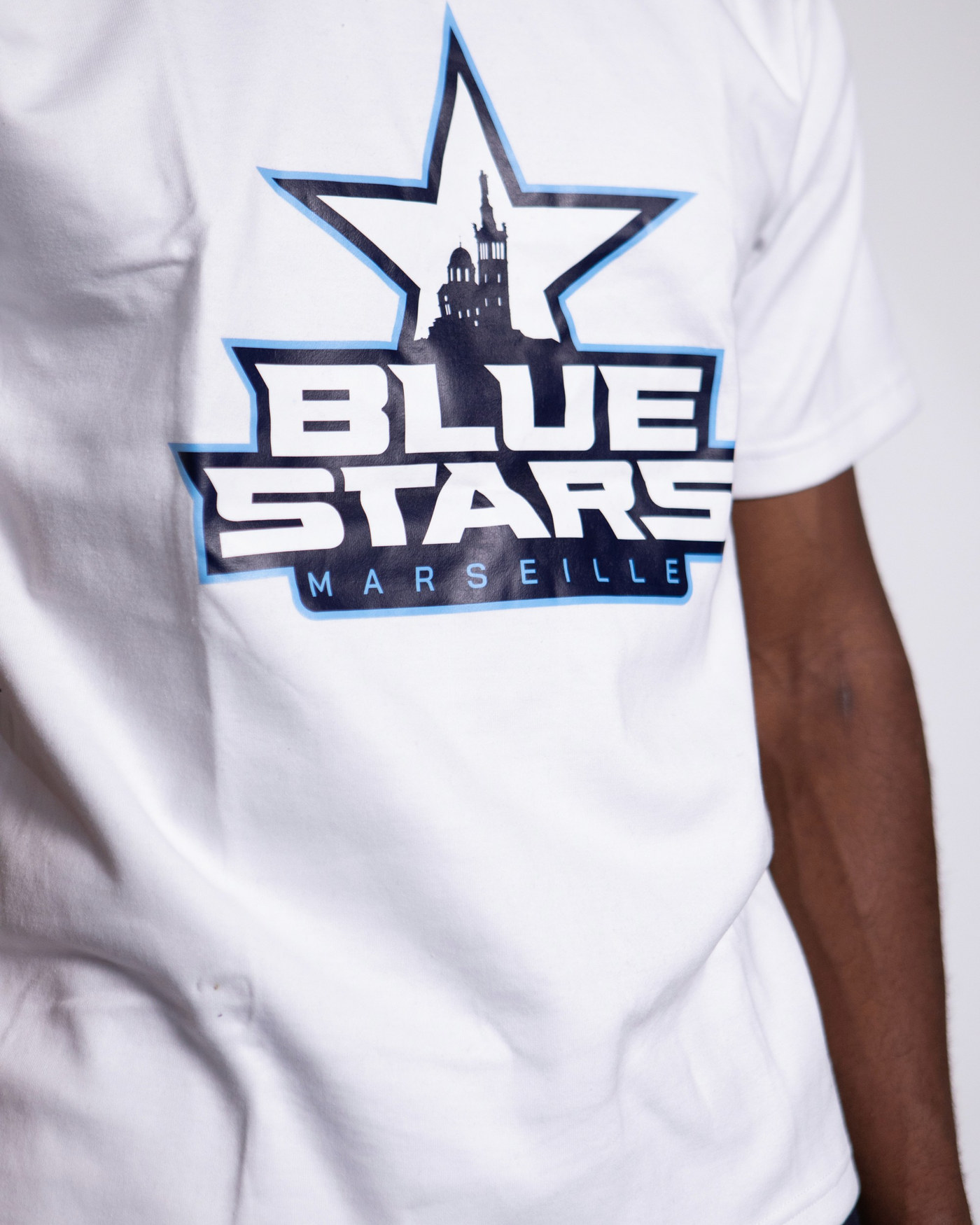 T-Shirt Light Lifestyle Navy ( Front ) - Blue Stars Marseille — visuel 2