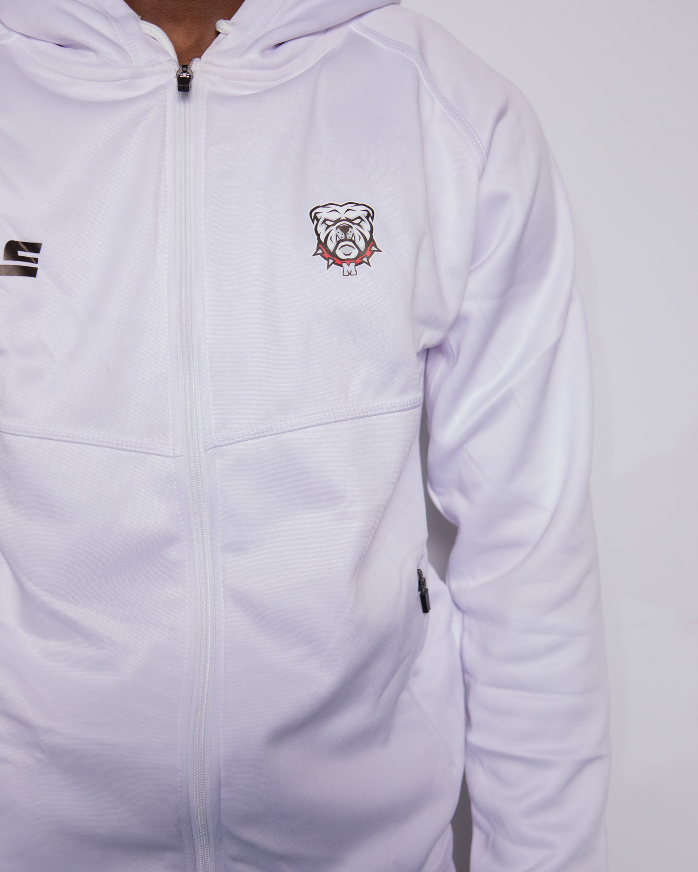 Full zip Performance - White Dog — visuel 2