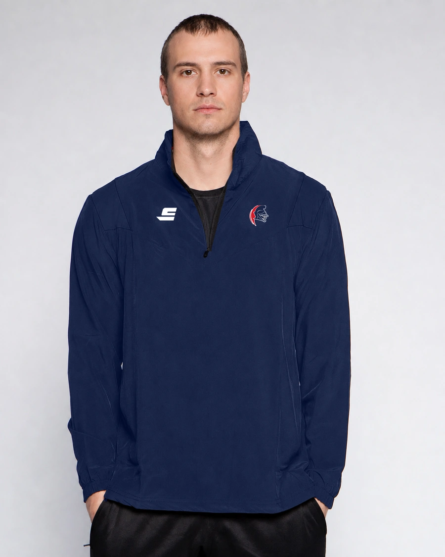 Veste demi-zip - Manches longues - unie - visuel 1