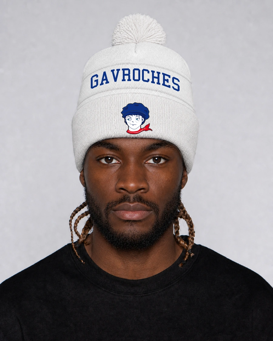 Bonnet à pompon - Bandeau au nom du club
