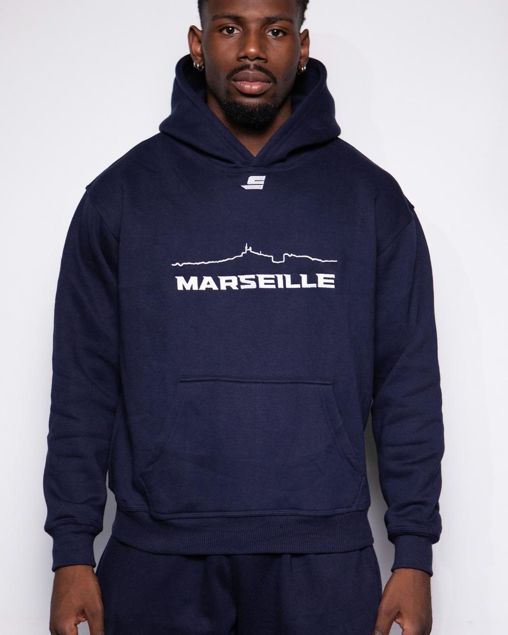 Hoodie Lifestyle - Skyline Marseille - visuel 1