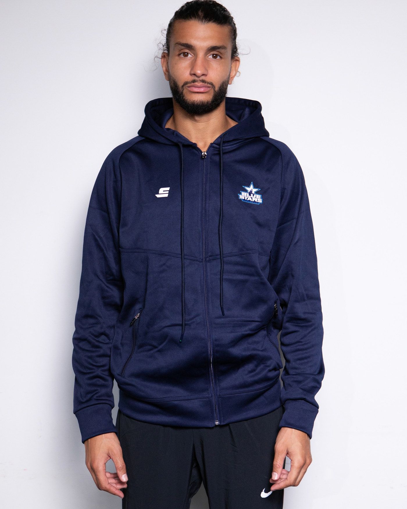 Full zip performance Navy - Blue Stars - visuel 3