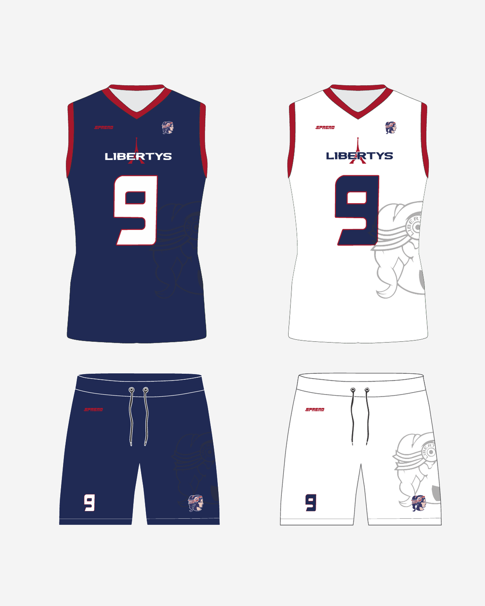 Ensemble flag réversible femme — Libertys - visuel 1