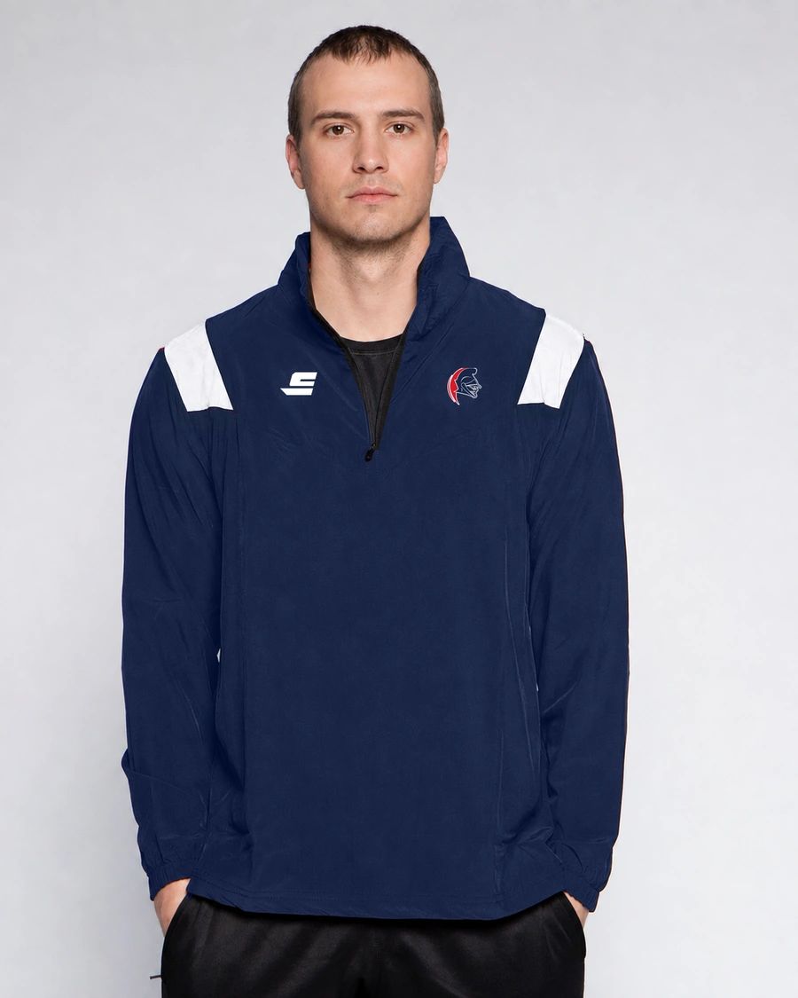Veste demi-zip - Manches longues - inserts aux épaules - visuel 1
