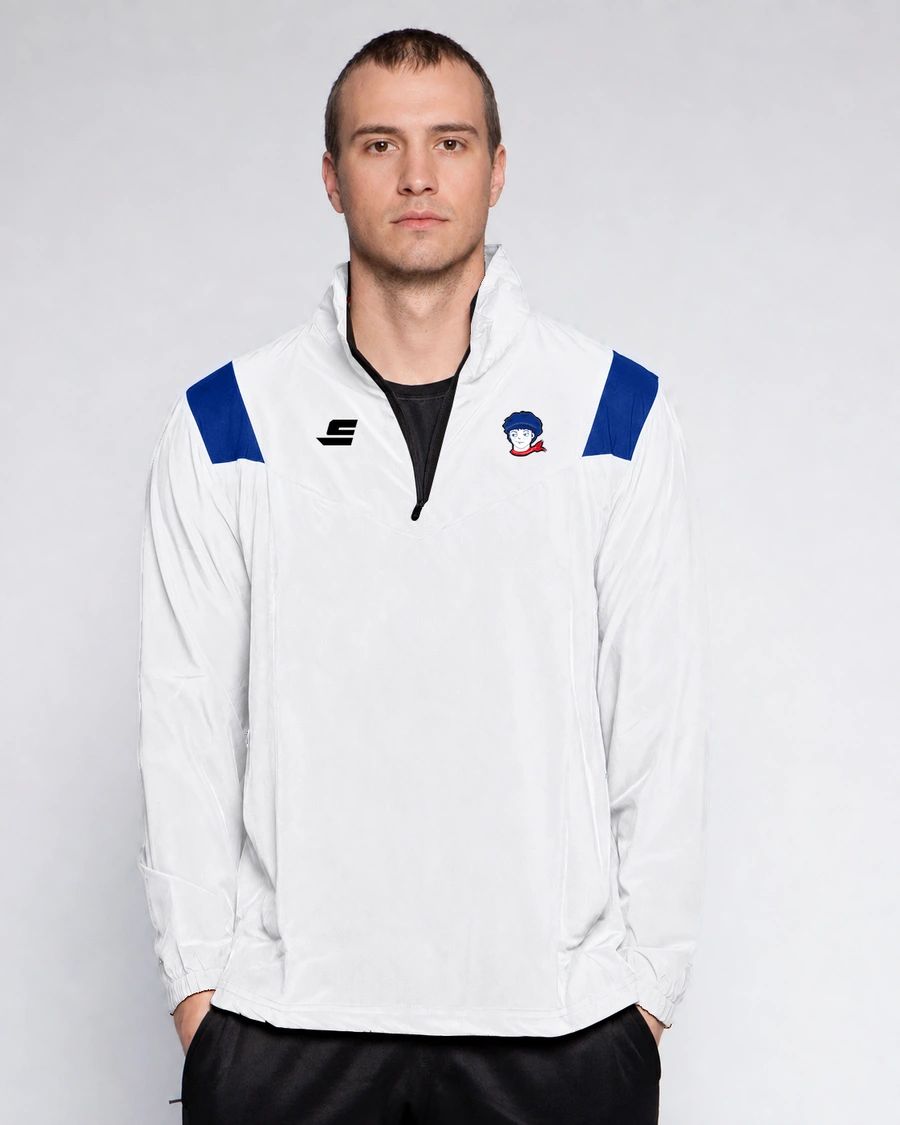 Veste demi-zip - Manches longues - inserts aux épaules - visuel 1