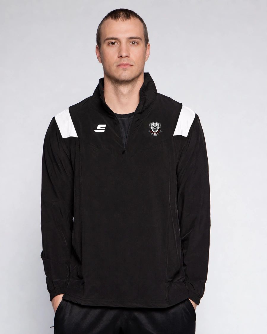 Veste demi-zip - Manches longues - inserts aux épaules - visuel 1
